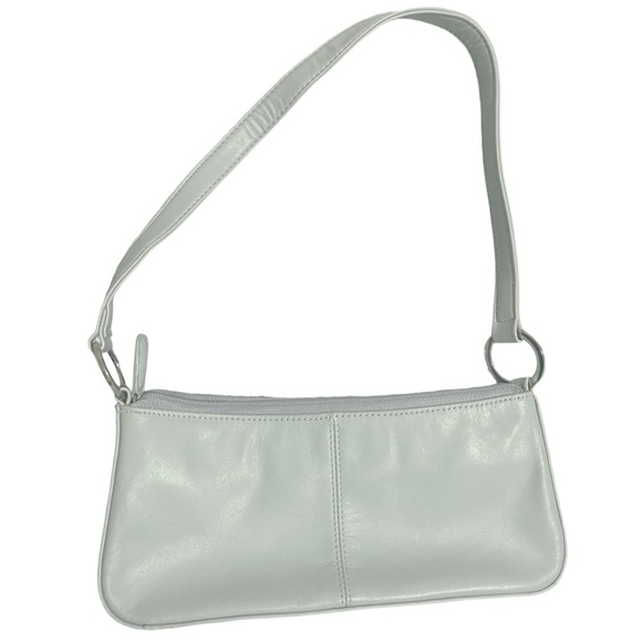 Giani Bernini Vintage Leather Clutch Handbag Light Blue - Picture 8 of 8